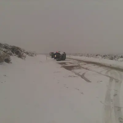 Rollover accident north of Eureka